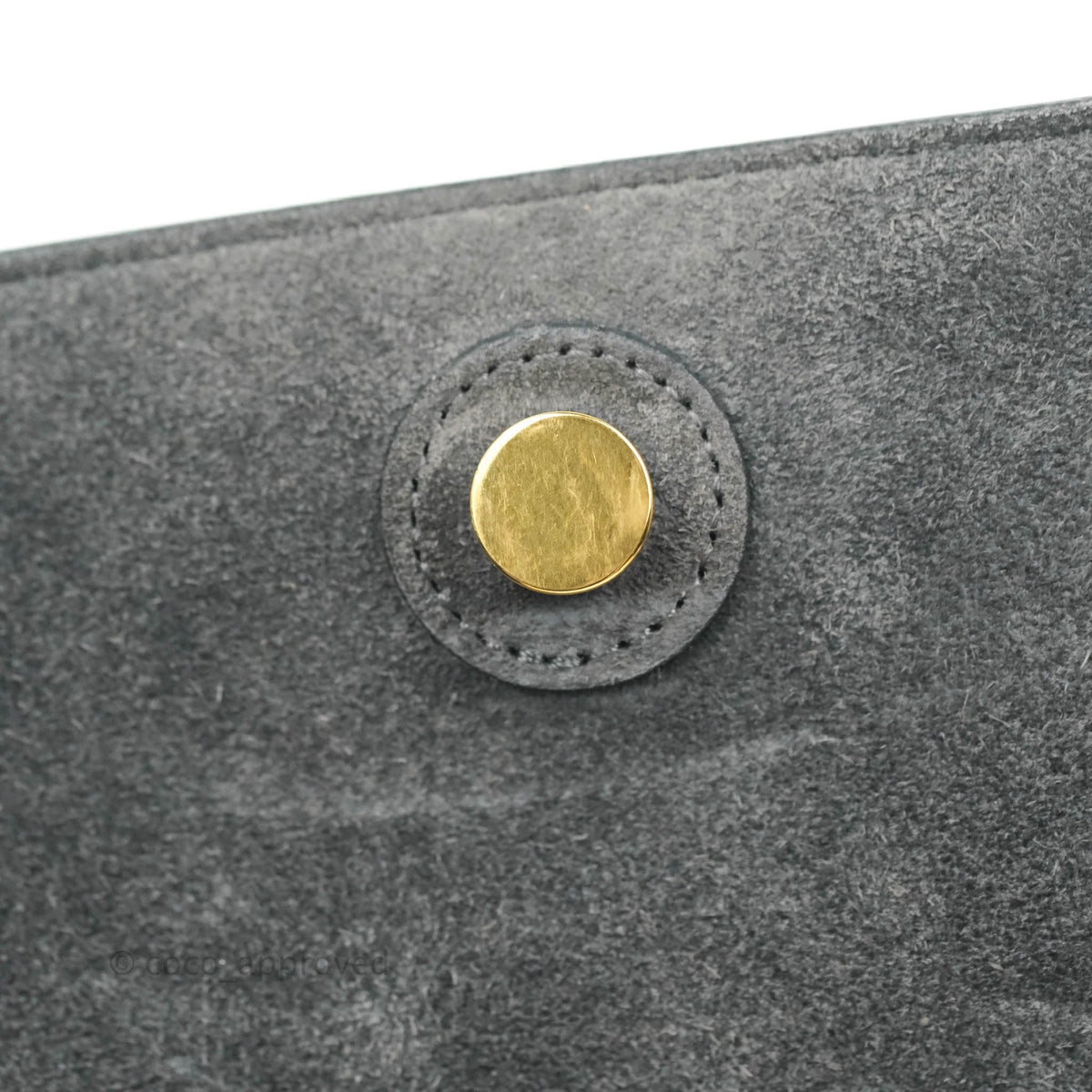 Celine Micro Belt Bag Grey Grained Calfskin Gold Hardware
