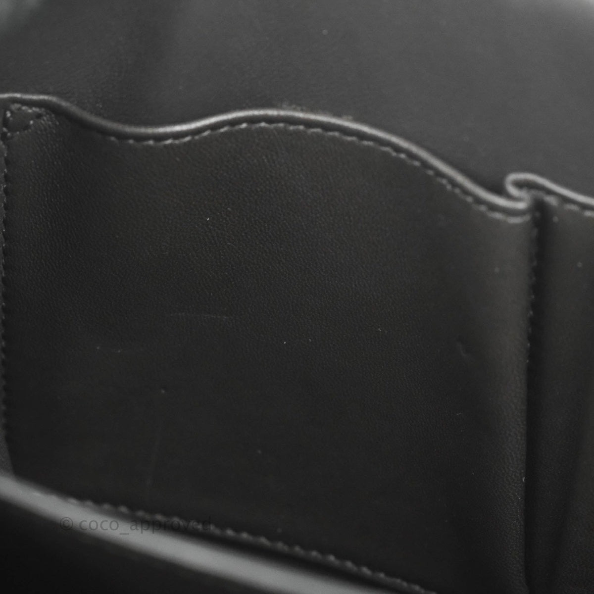 Celine Medium Classic Box Flap Grey Liege Calfskin