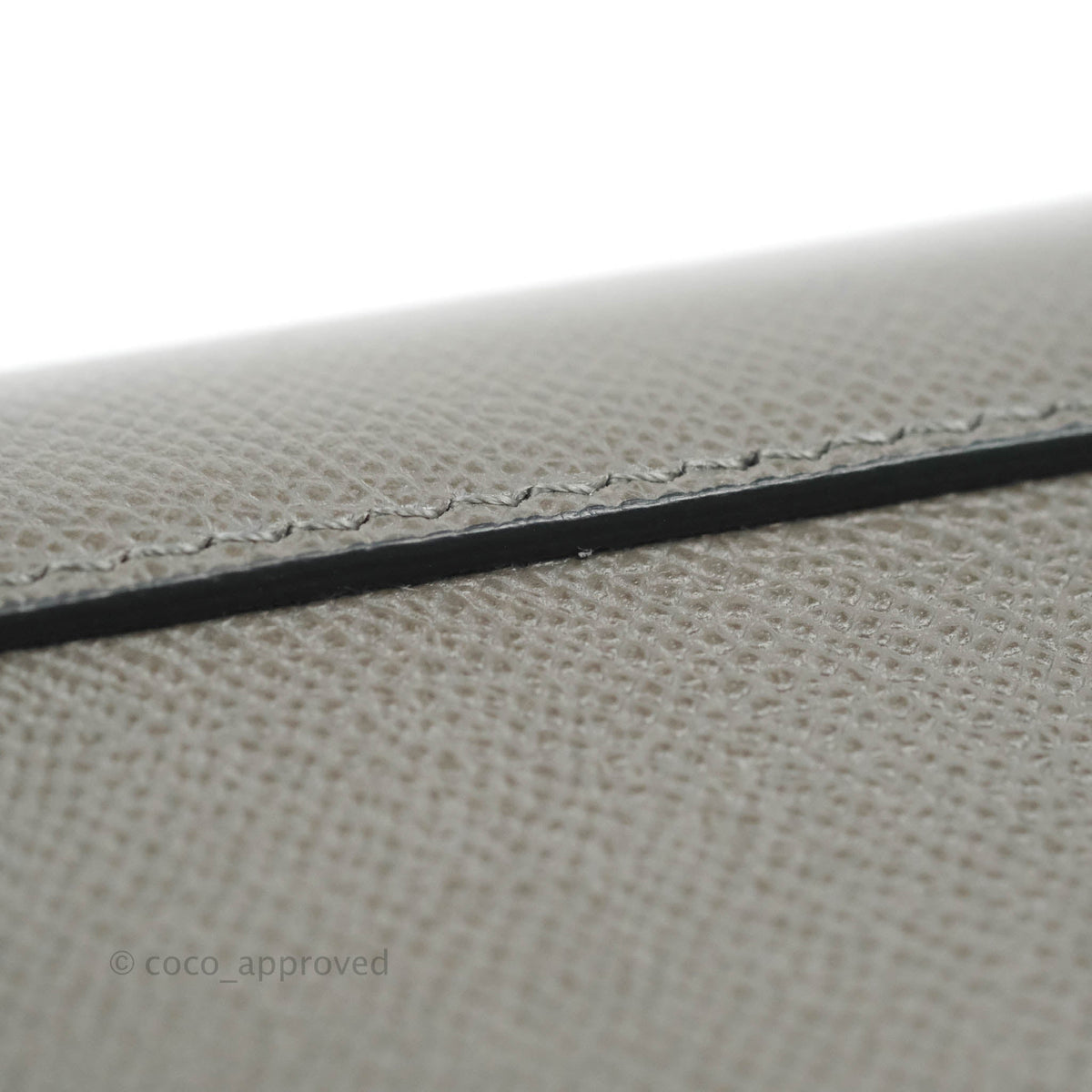 Celine Micro Belt Bag Grey Grained Calfskin Gold Hardware