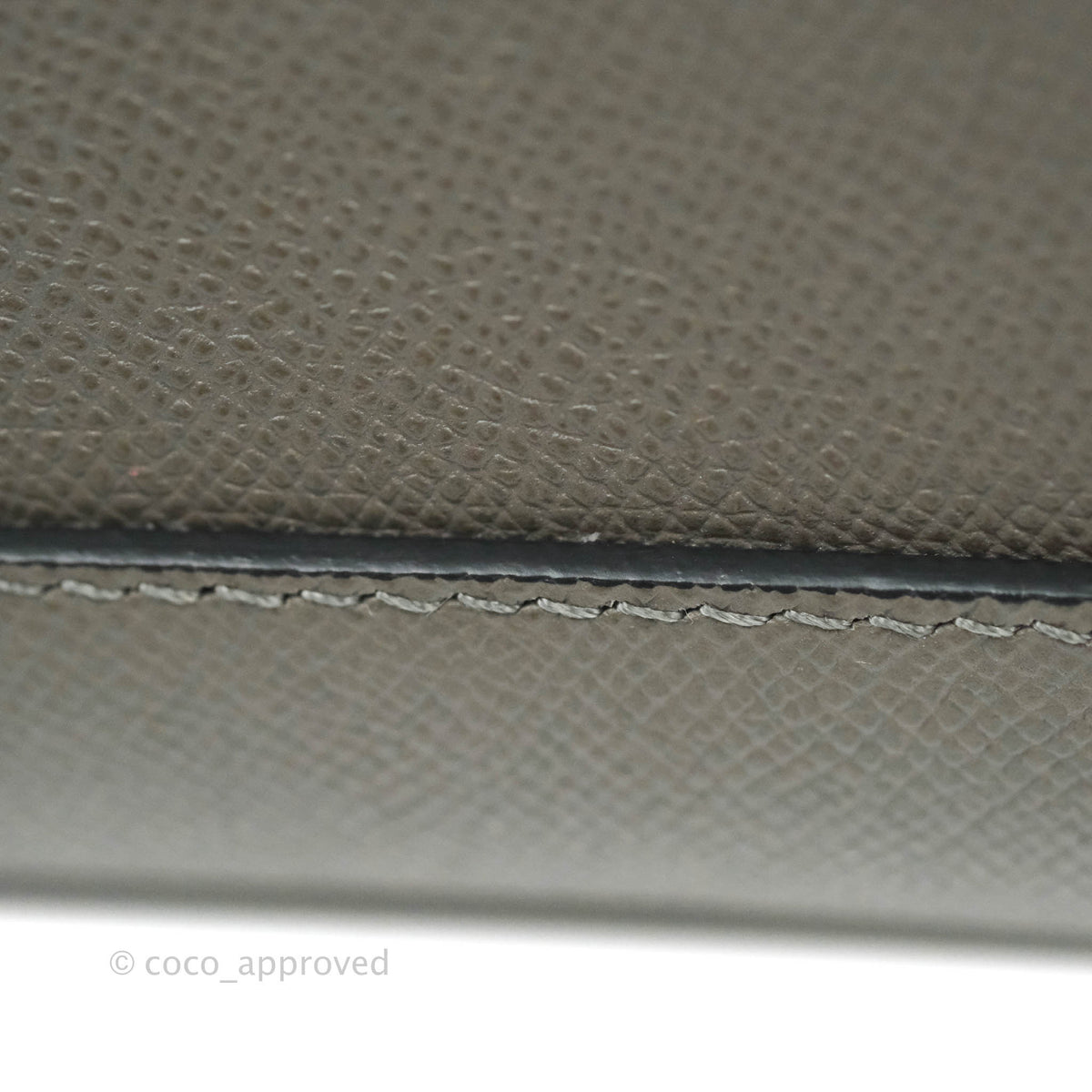Celine Micro Belt Bag Grey Grained Calfskin Gold Hardware