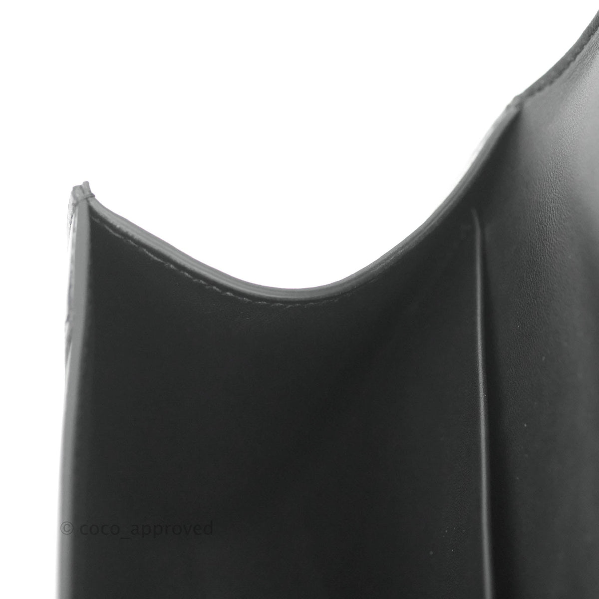 Celine Chain Bag Triomphe in Black Calfskin