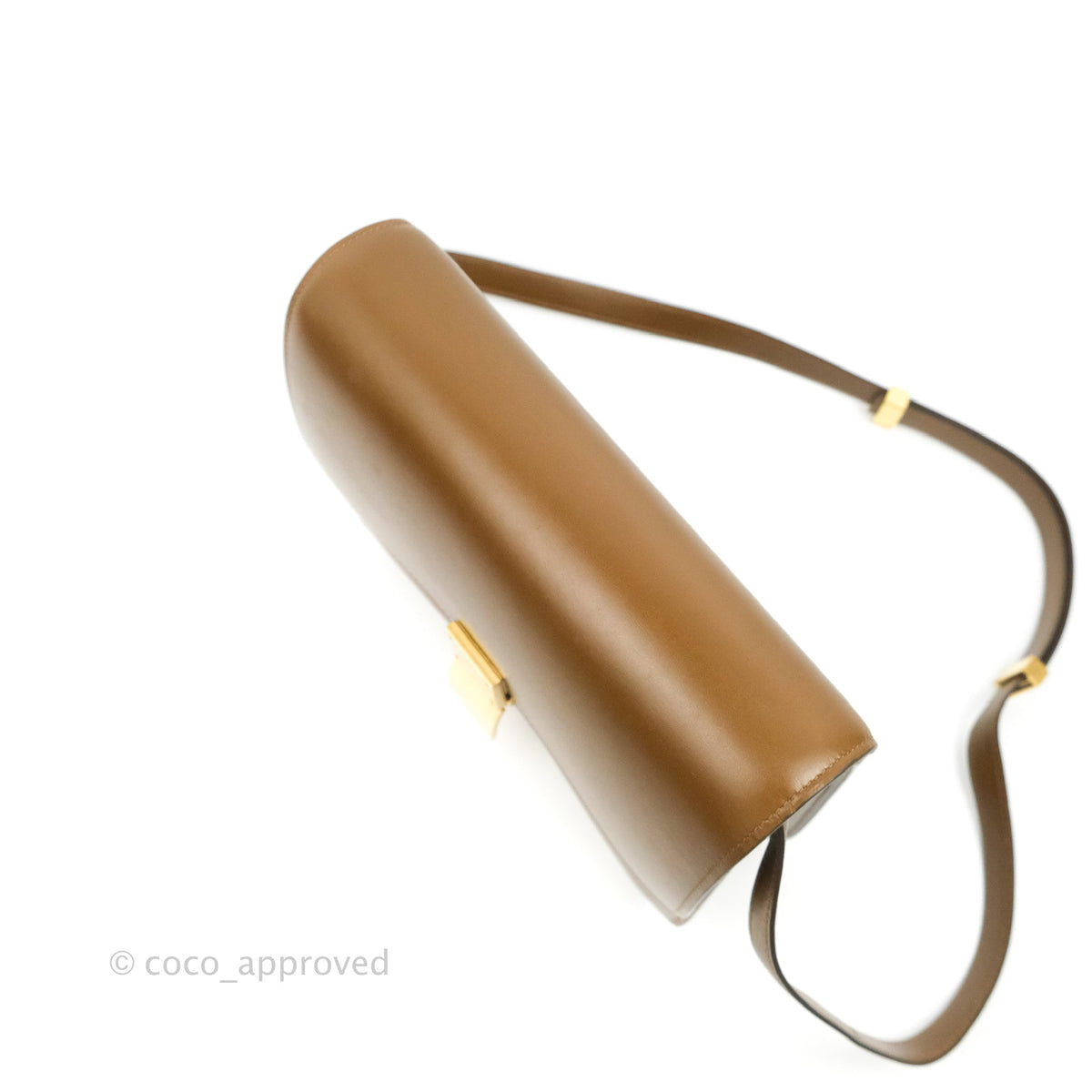 Celine Medium Classic Box Flap Caramel Calfskin