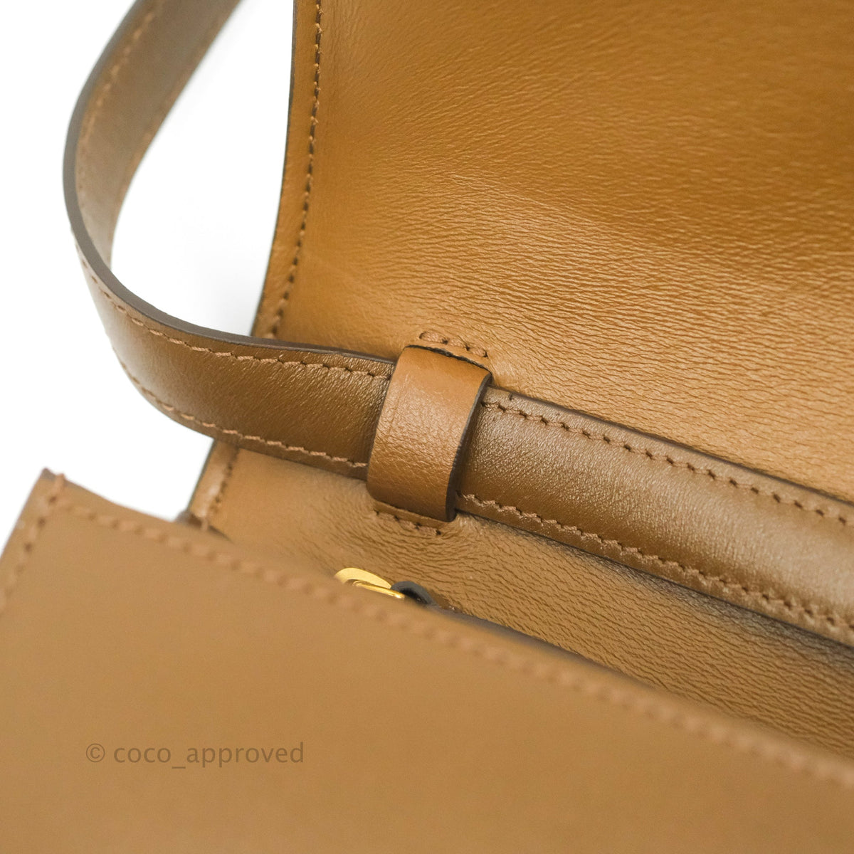 Celine Medium Classic Box Flap Caramel Calfskin