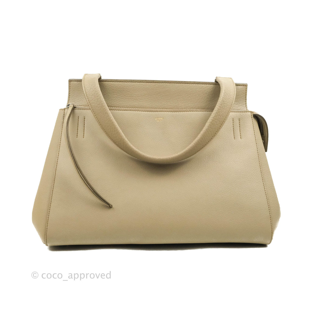 Celine Medium Edge Bag Etaupe Grained Calfskin