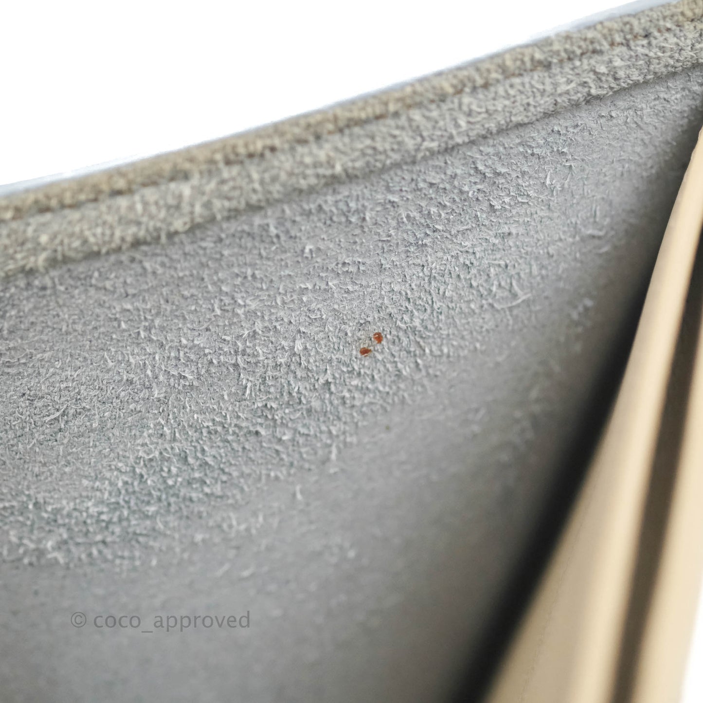 Celine Strap Medium Wallet Grained Leather Blue/Taupe