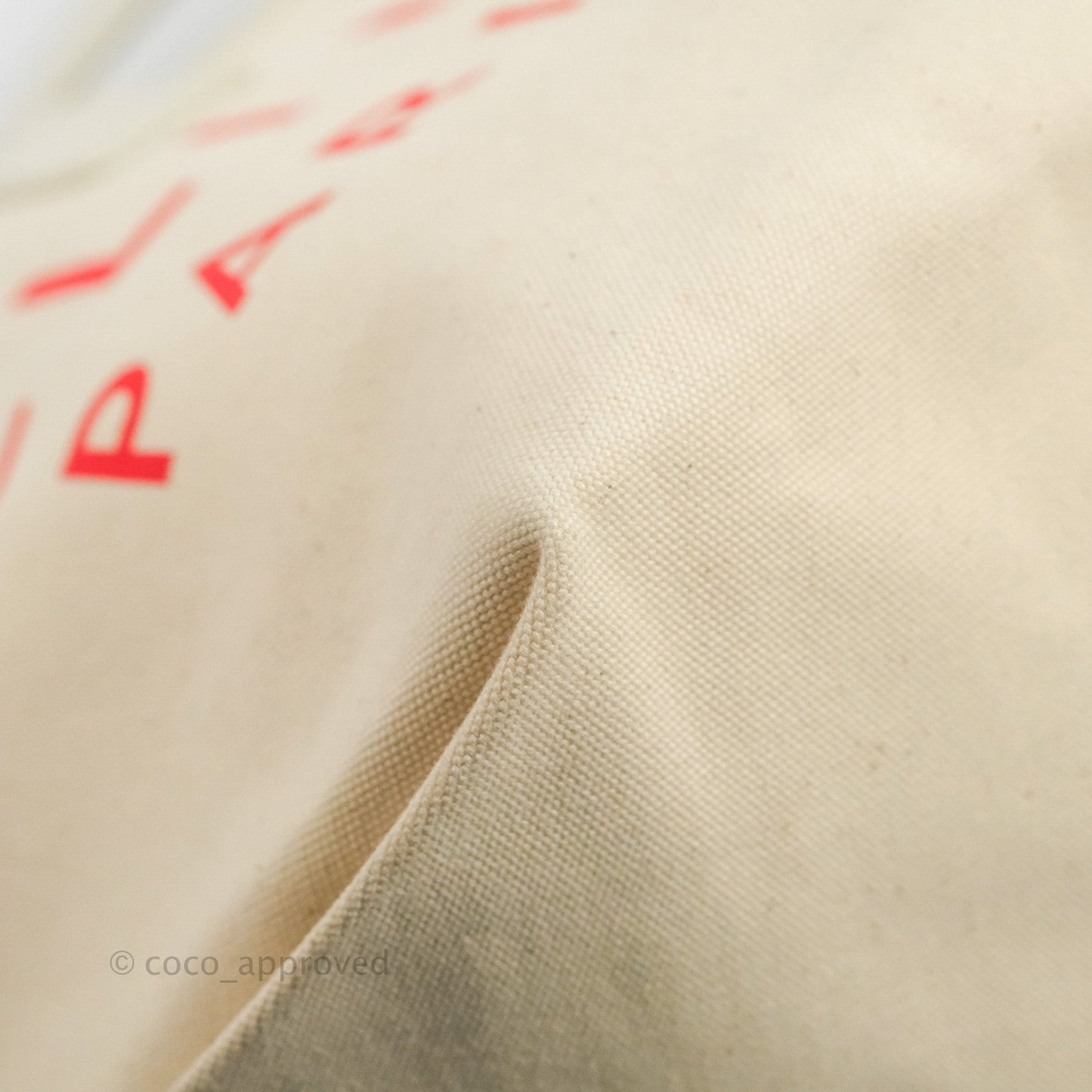 Celine Made In Tote Bag Natural Canvas