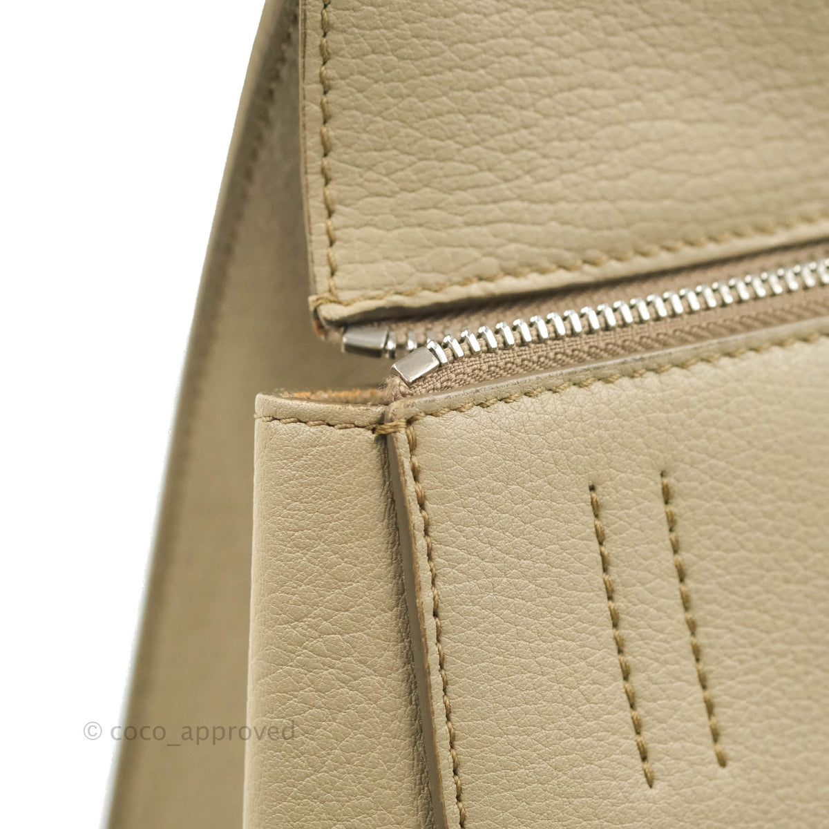 Celine Medium Edge Bag Etaupe Grained Calfskin
