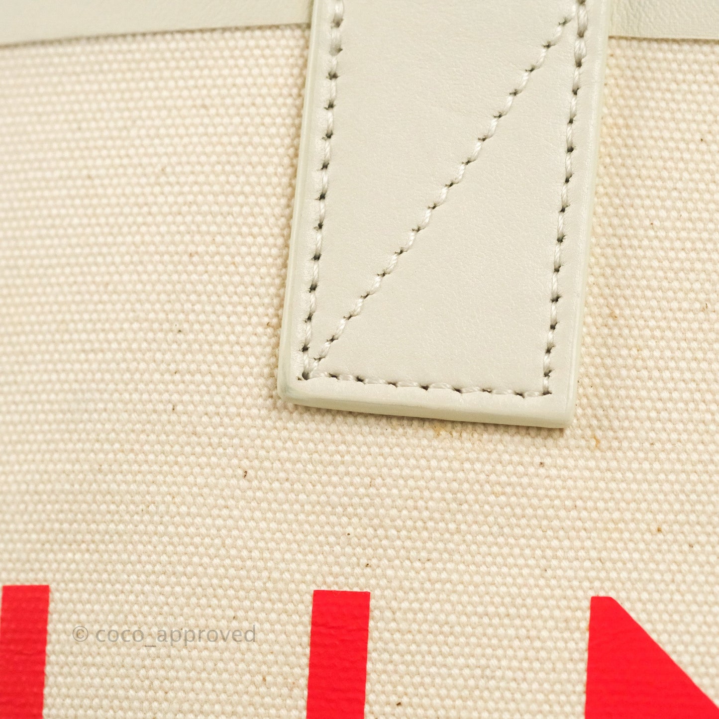 Celine Made In Tote Bag Natural Canvas