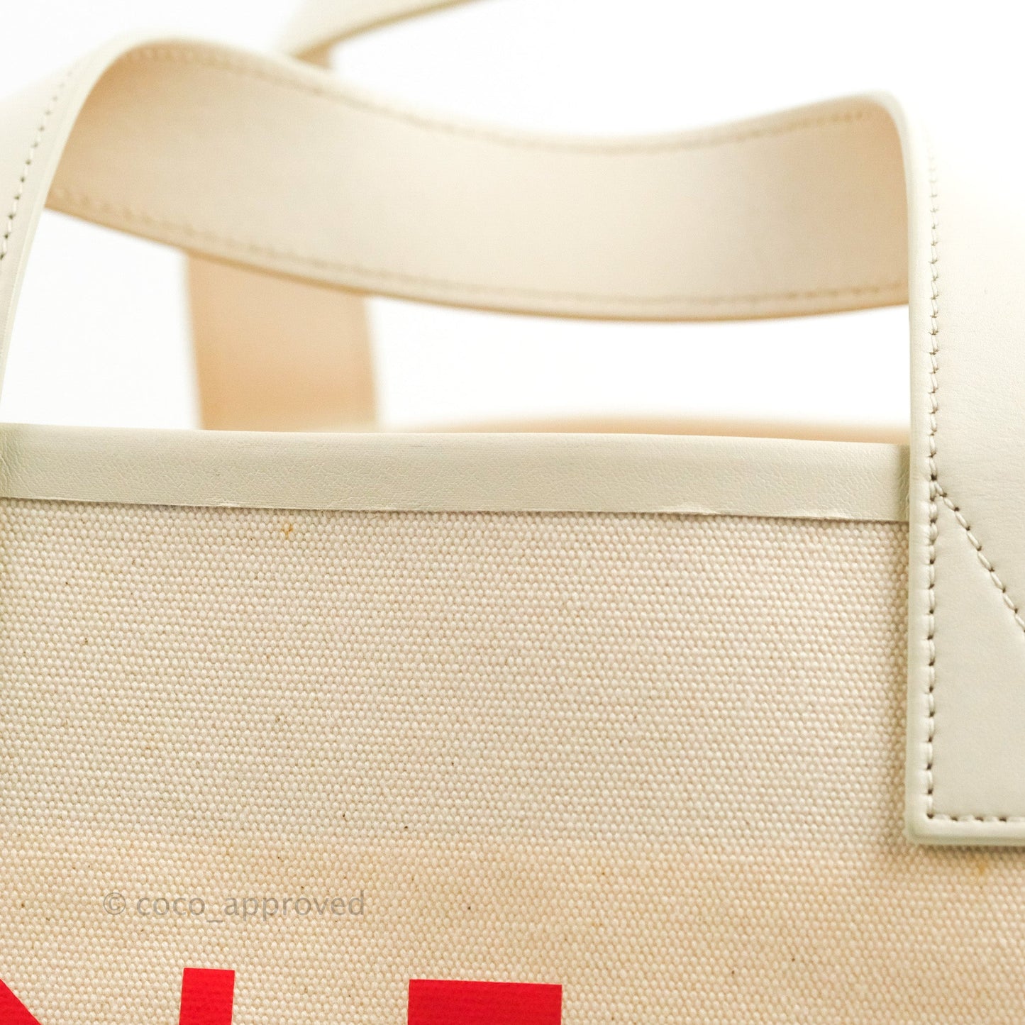 Celine Made In Tote Bag Natural Canvas