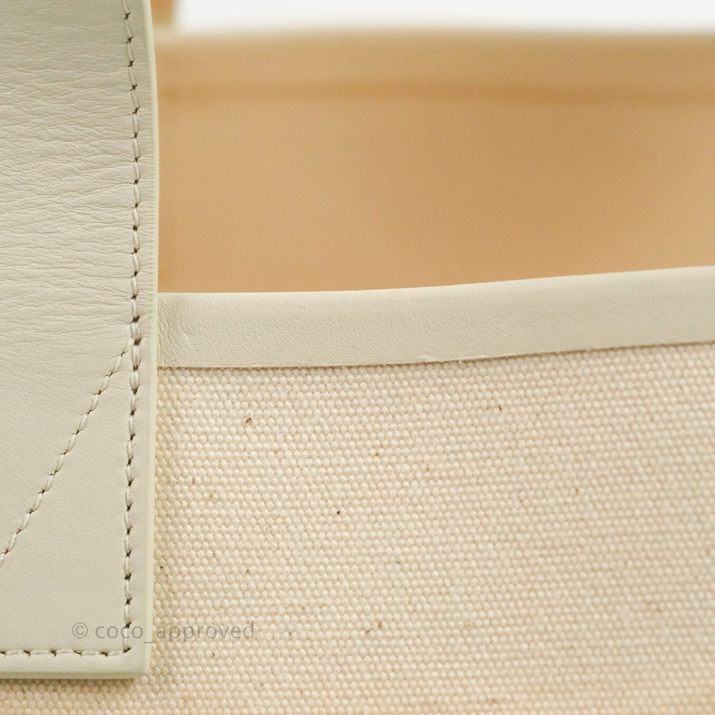 Celine Made In Tote Bag Natural Canvas