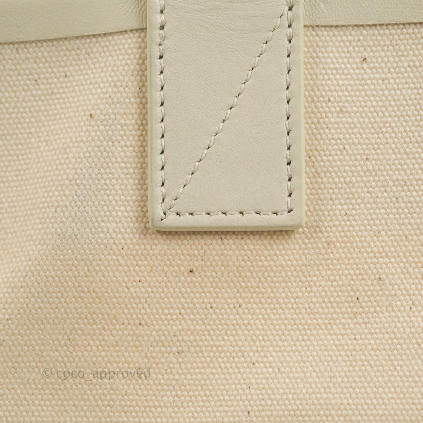 Celine Made In Tote Bag Natural Canvas