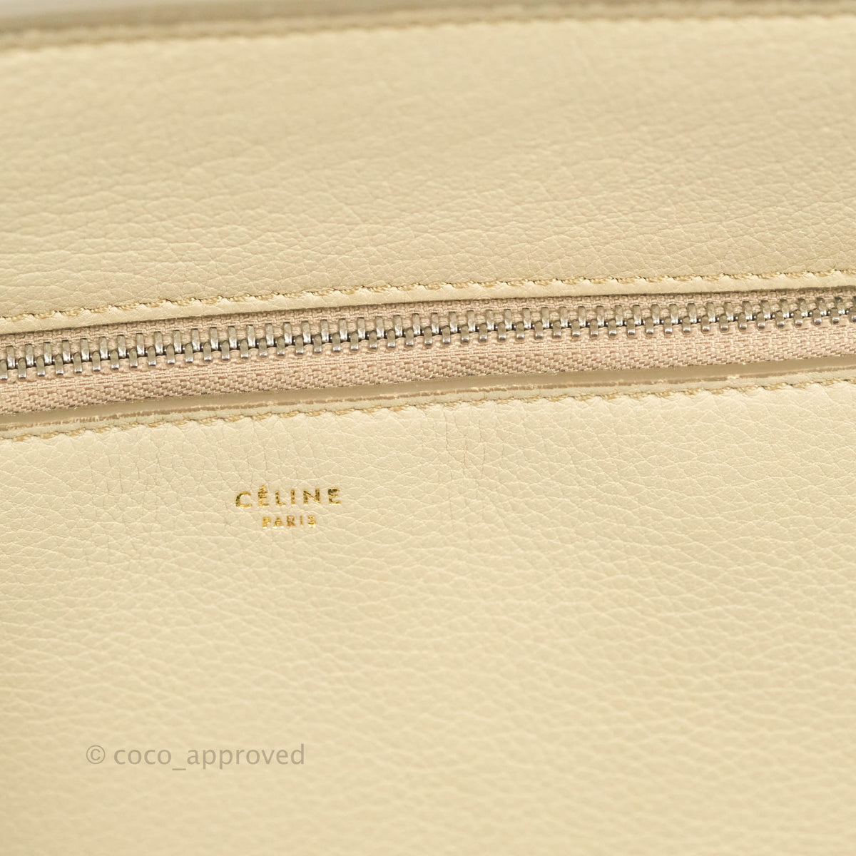 Celine Medium Edge Bag Etaupe Grained Calfskin