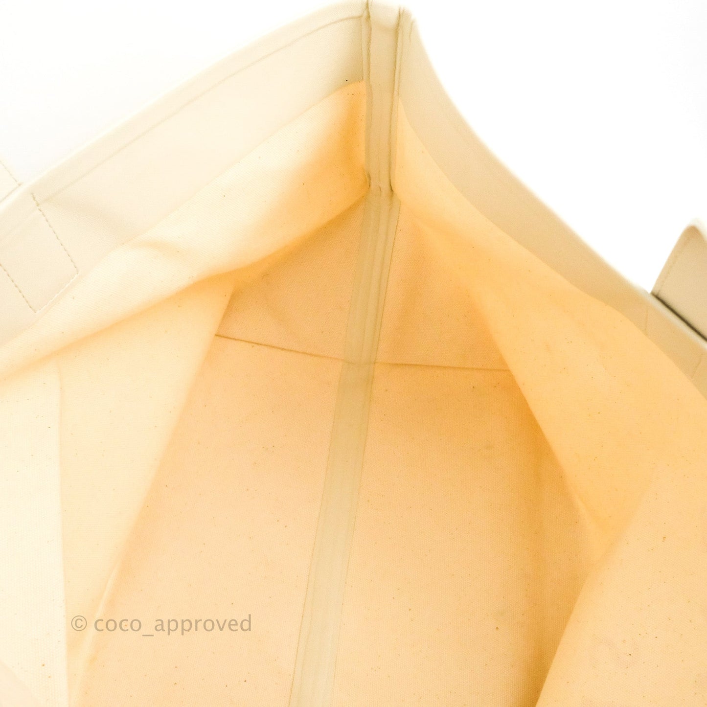 Celine Made In Tote Bag Natural Canvas