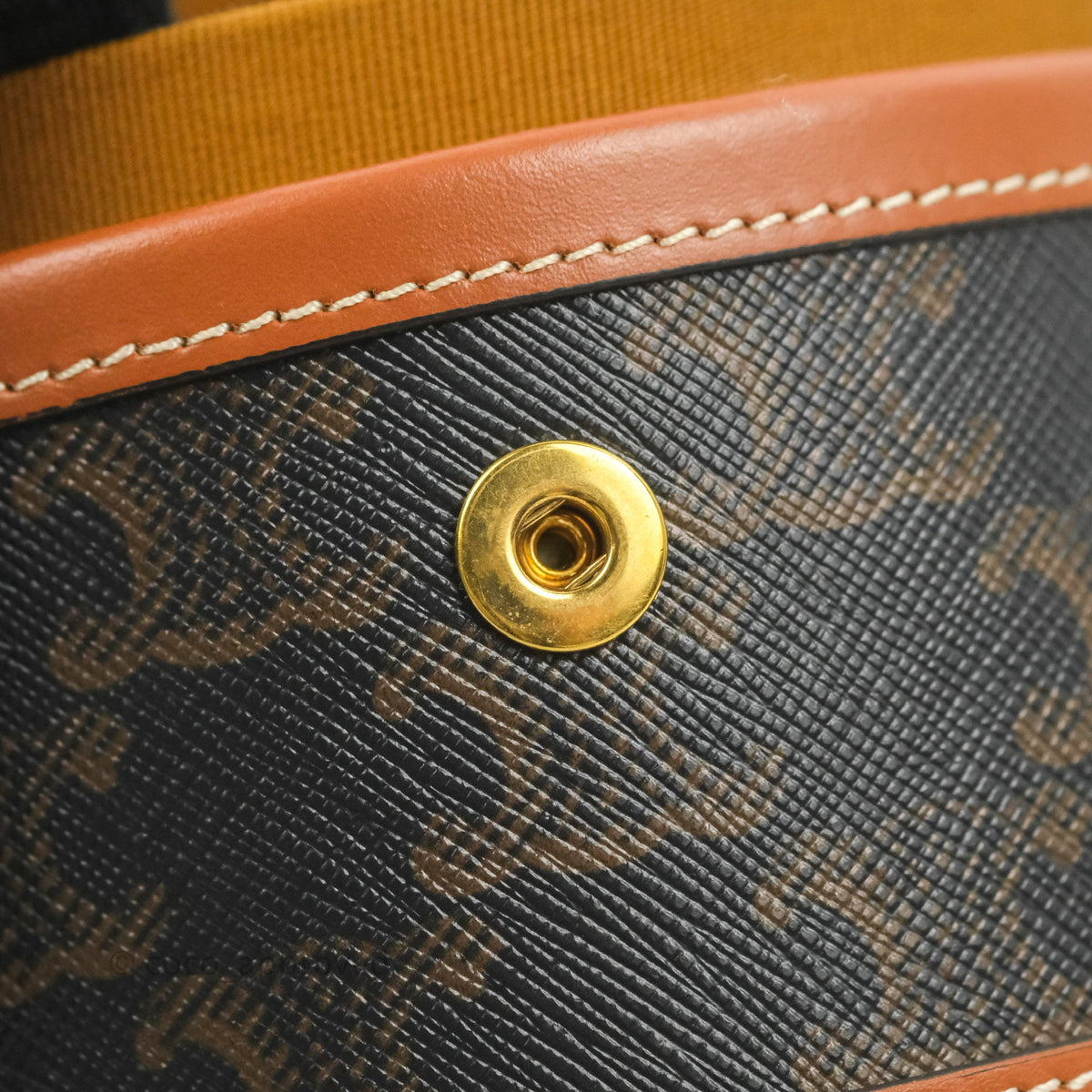 Celine Small Tambour Triomphe Canvas
