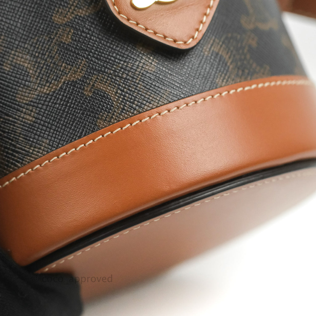 Celine Small Tambour Triomphe Canvas