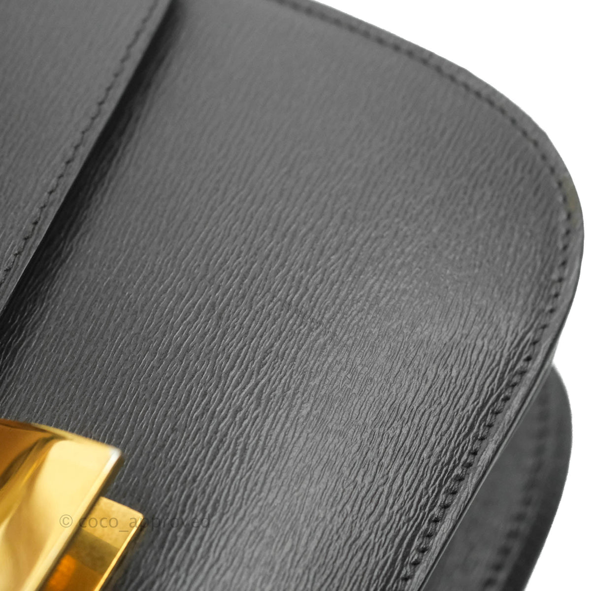 Celine Medium Classic Box Flap Grey Liege Calfskin