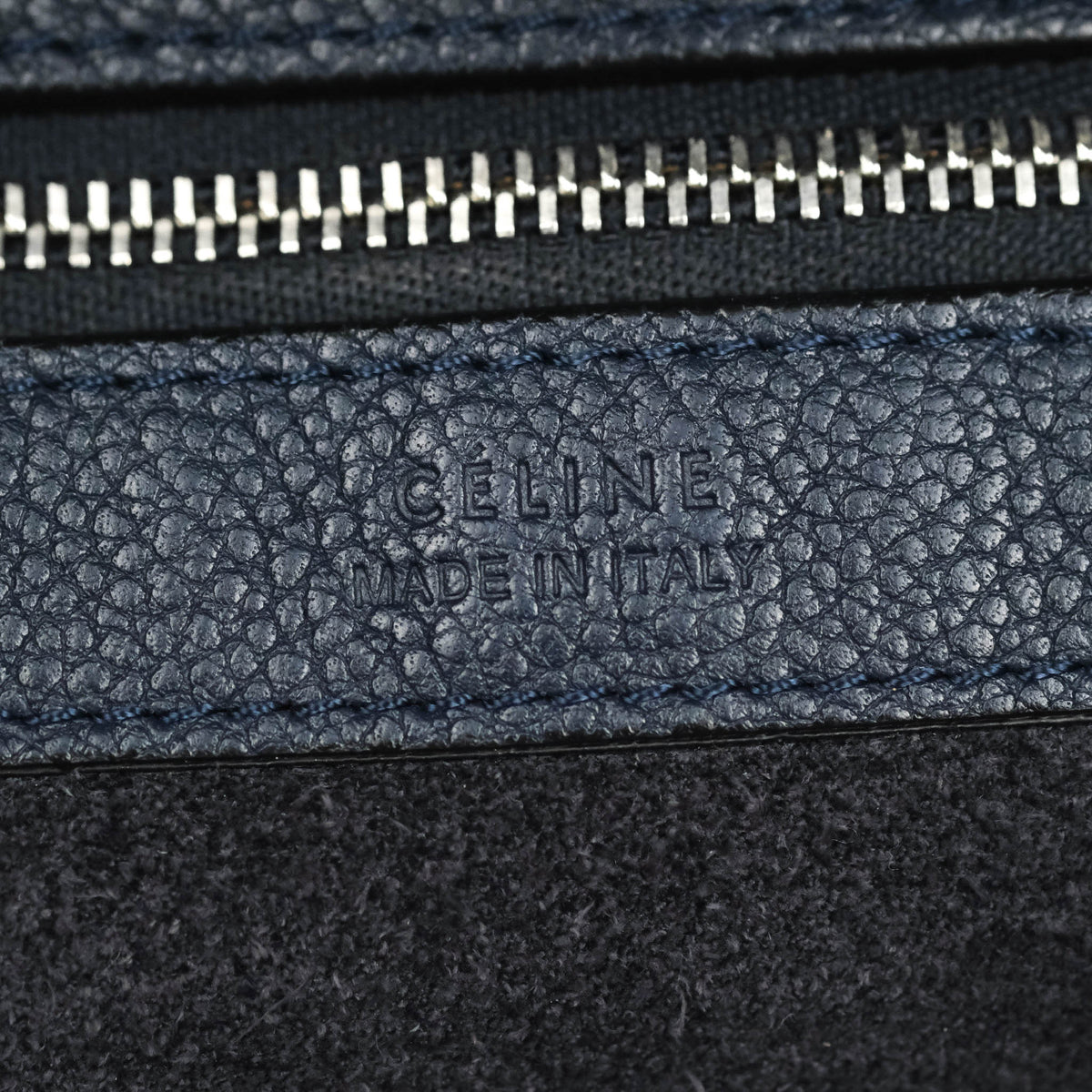 Celine Small Cabas Phantom Soft Grained Calfskin Dark Navy