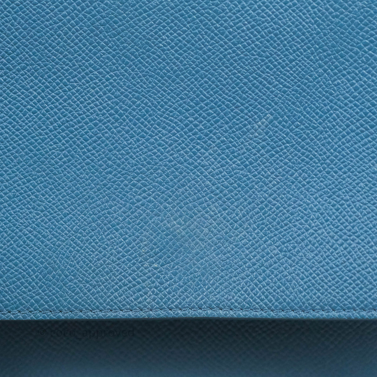 Celine Mini Belt Bag Blue Grained Calfskin Silver Hardware