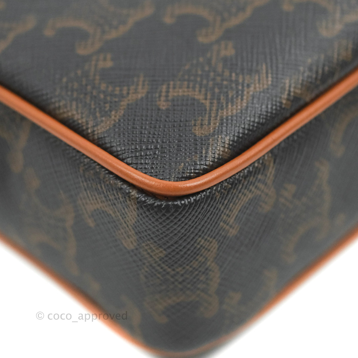 Celine Small Patapans in Triomphe Canvas Tan