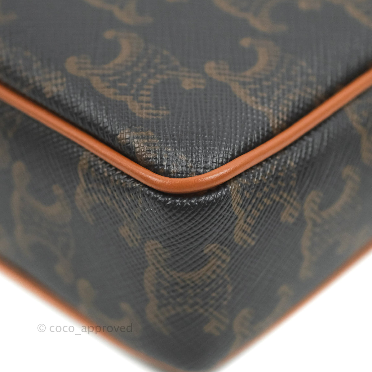 Celine Small Patapans in Triomphe Canvas Tan