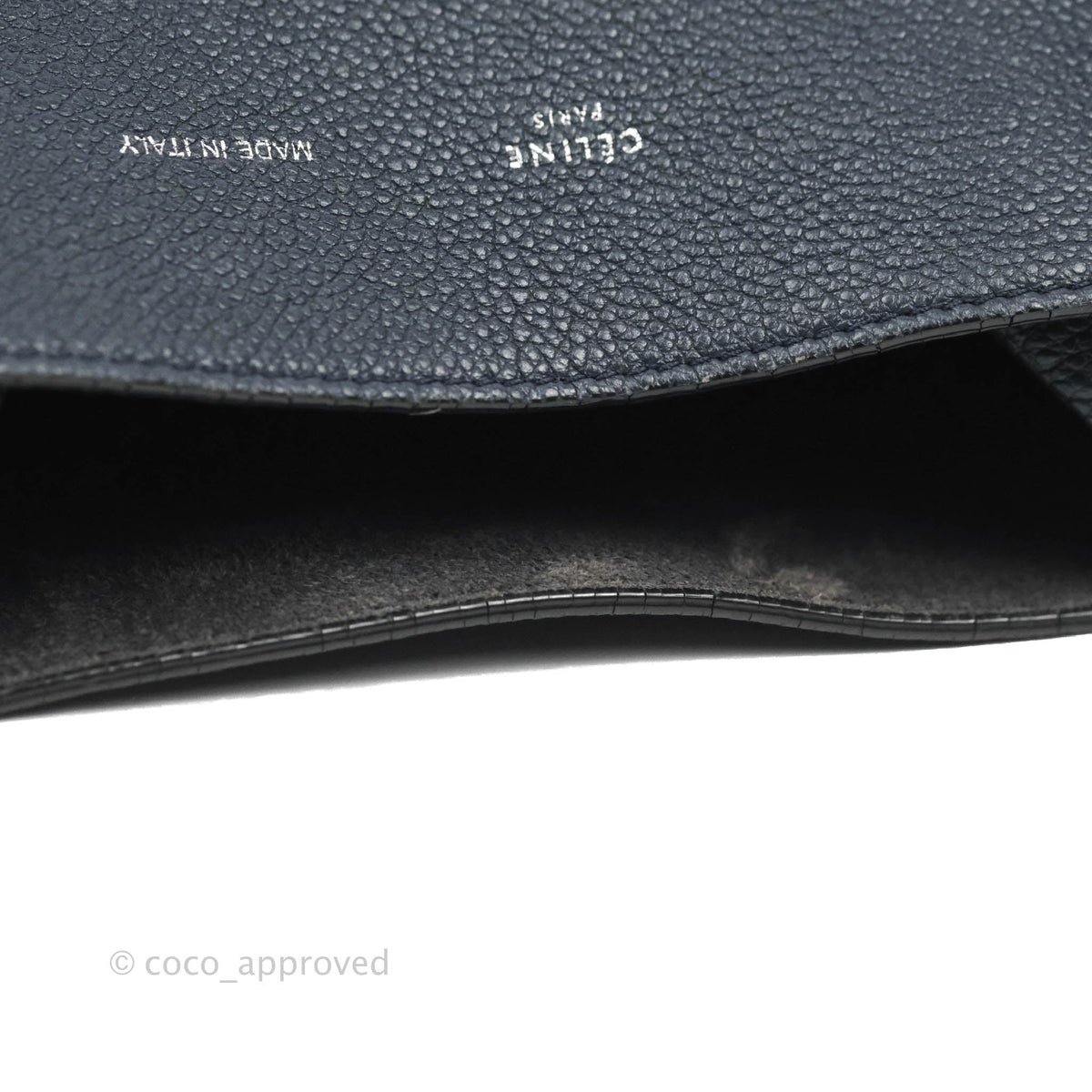 Celine Small Cabas Phantom Soft Grained Calfskin Dark Navy