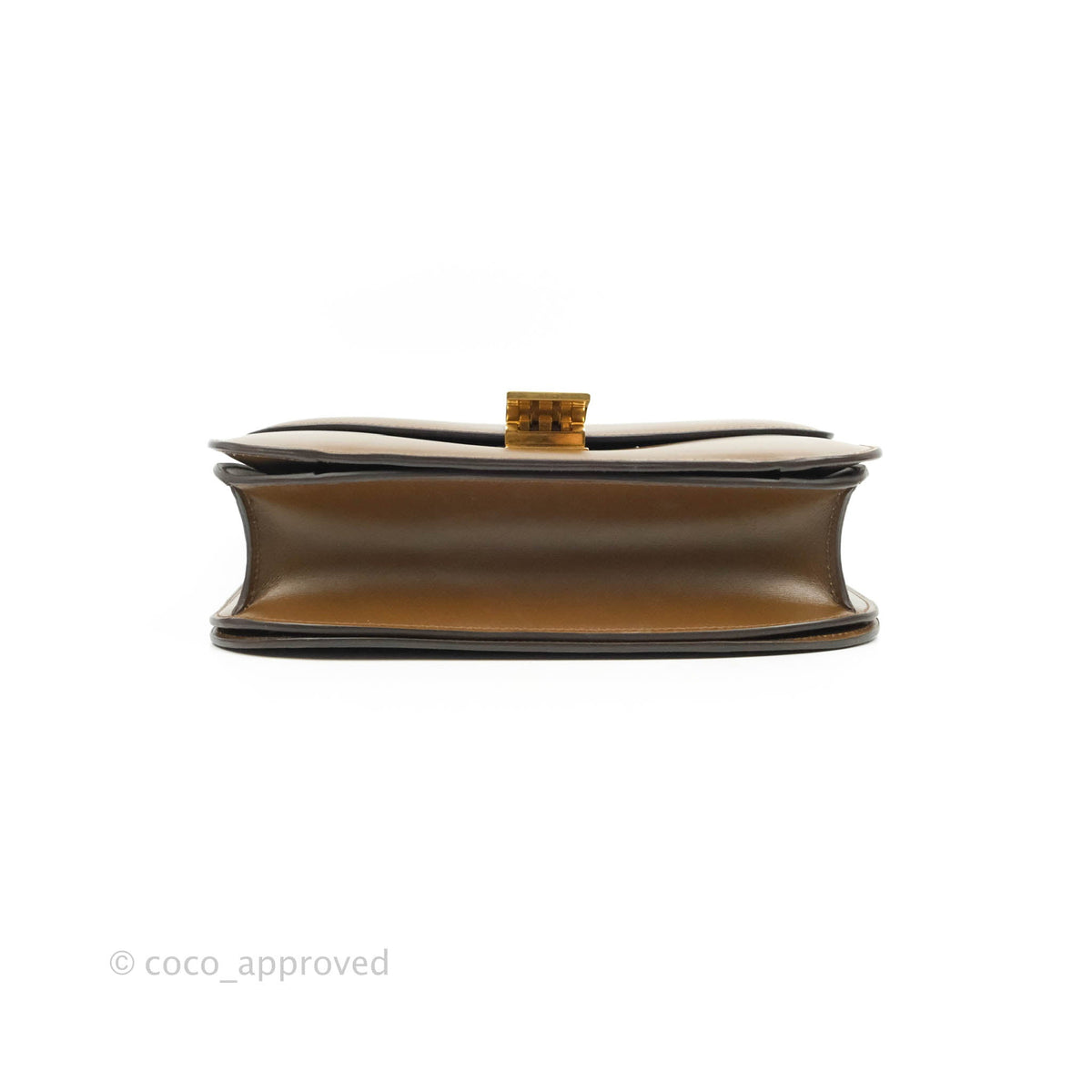 Celine Medium Classic Box Flap Caramel Calfskin
