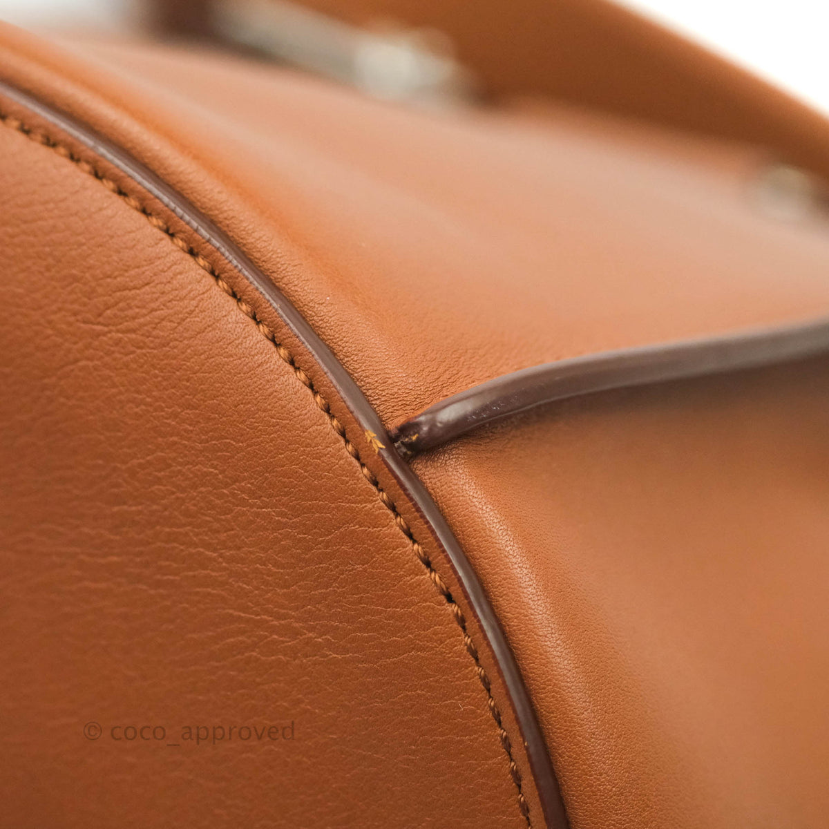 Celine Long Strap Big Bag Brown Bucket Calfskin