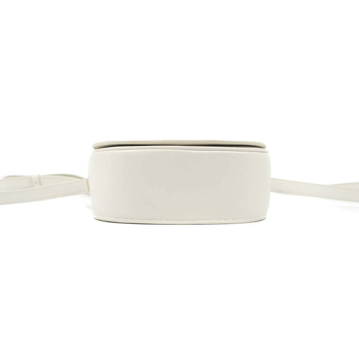 Celine Folco Cuir Triomphe White Smooth Calfskin