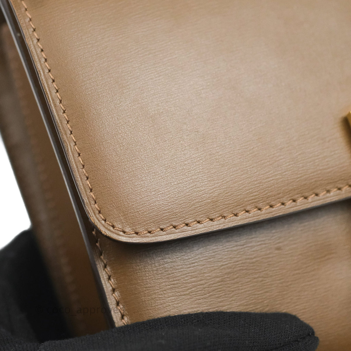 Celine Small Classic Box Flap Caramel Calfskin