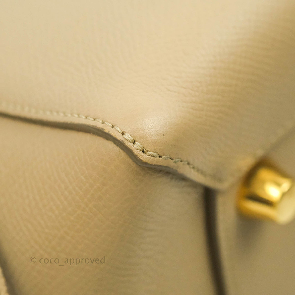 Celine Mini Belt Bag Dune Grained Calfskin Gold Hardware