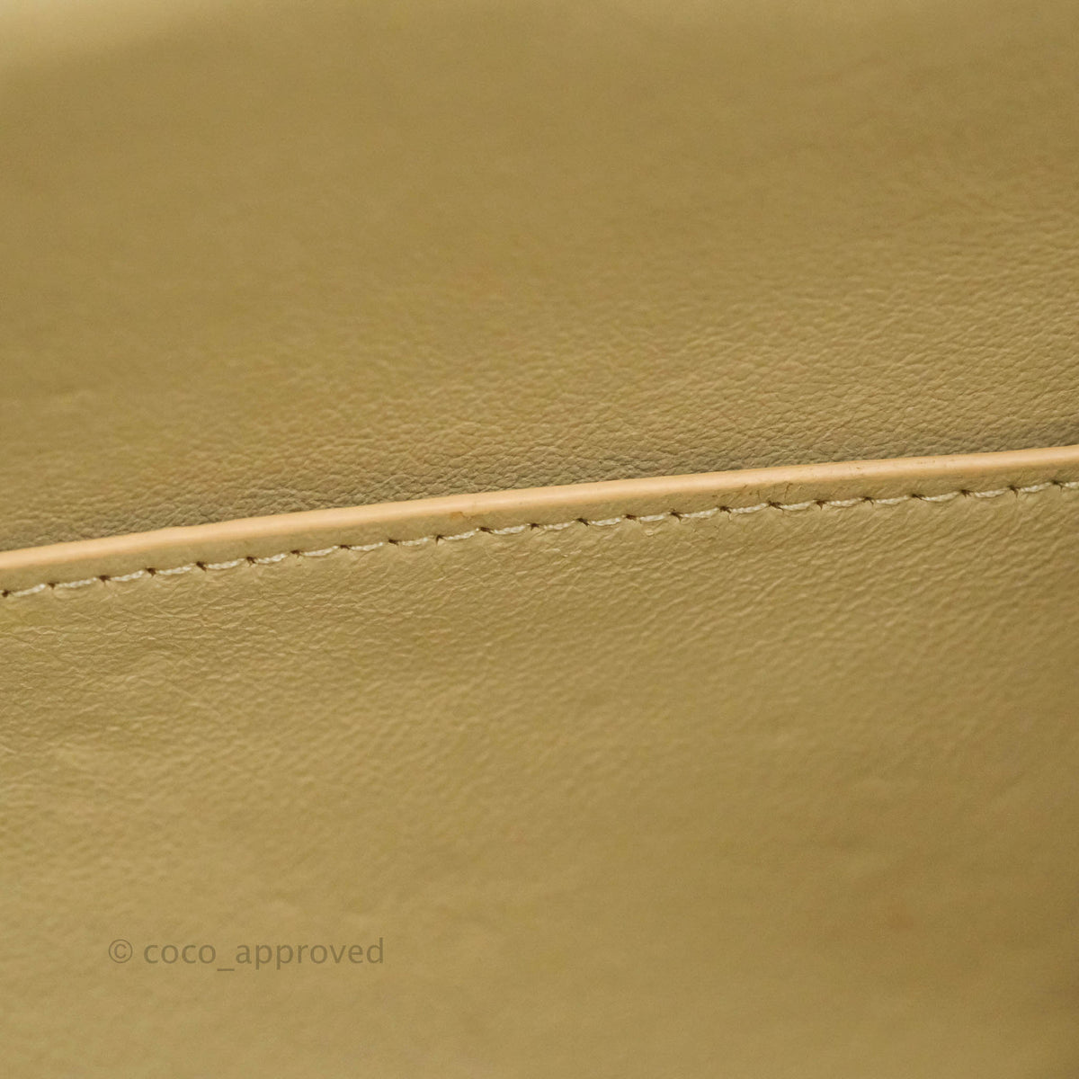 Celine Small Sleek Calfskin Tri-Color Trapeze Ivory