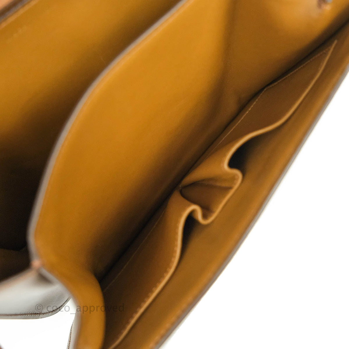 Celine Medium Classic Box Flap Caramel Calfskin