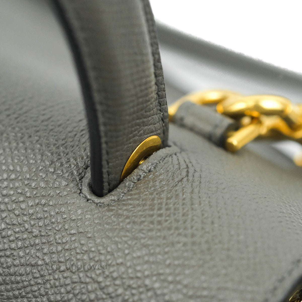 Celine Mini Belt Bag Grey Grained Calfskin Gold Hardware