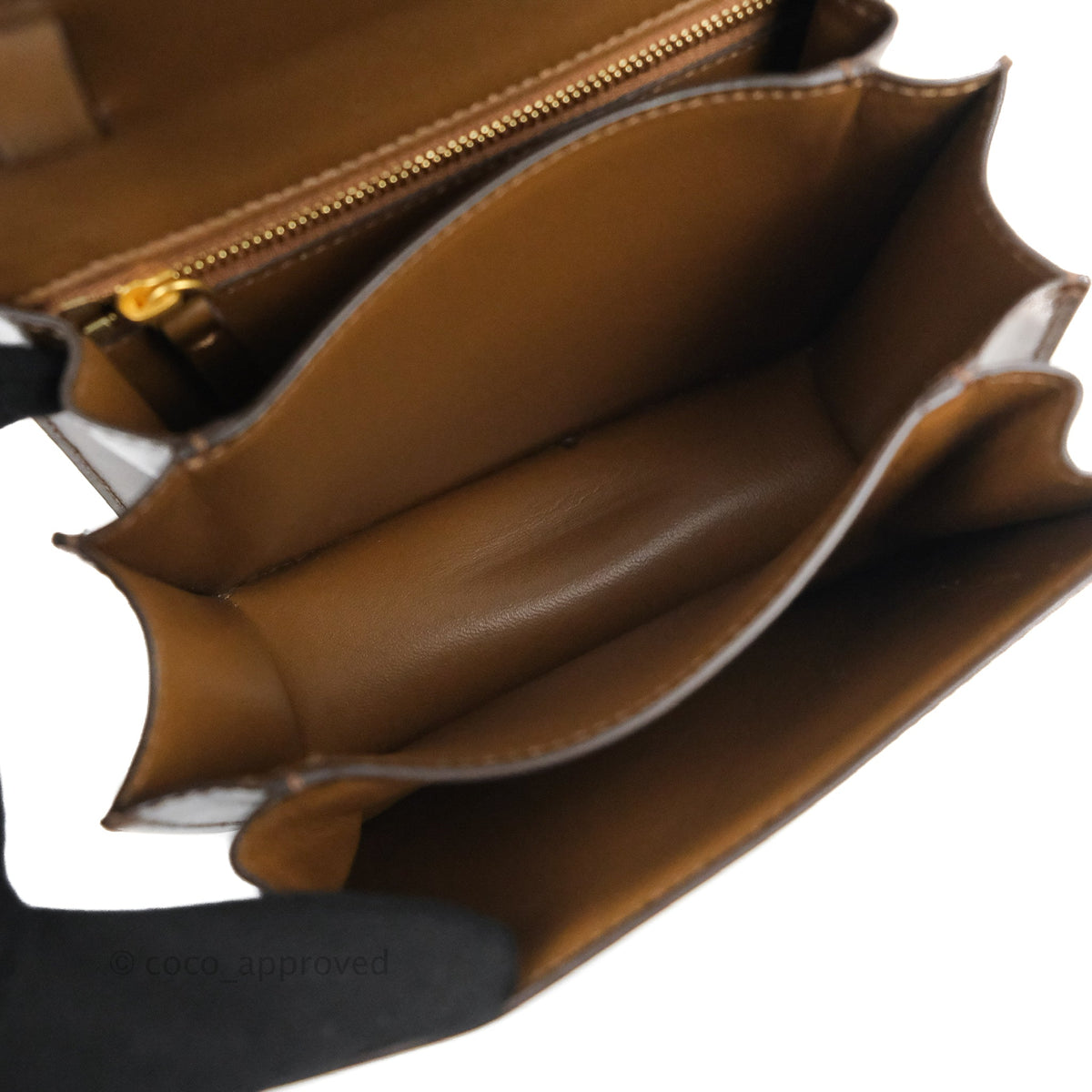 Celine Small Classic Box Flap Caramel Calfskin