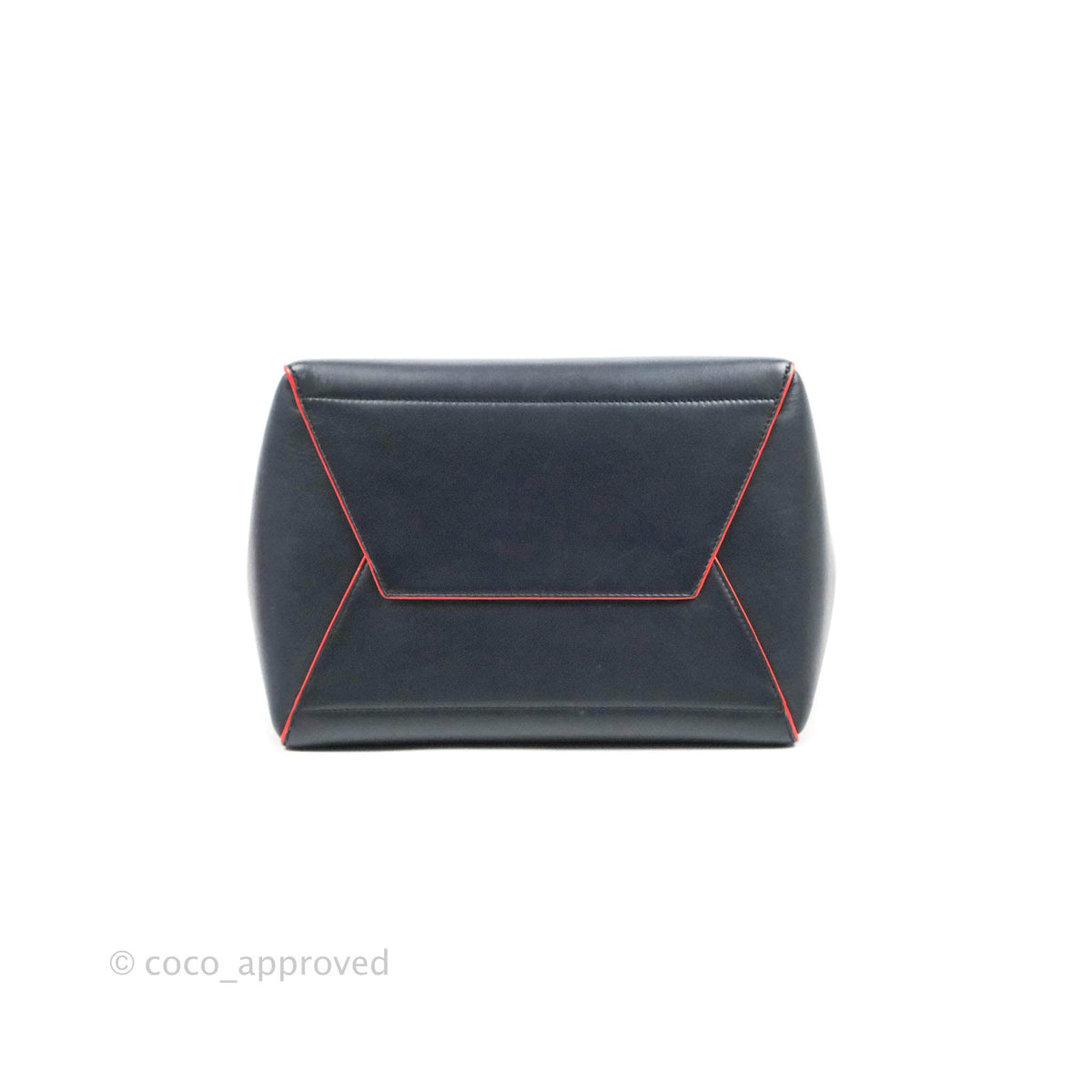 Celine Sangle Bucket Bag Navy Calfskin