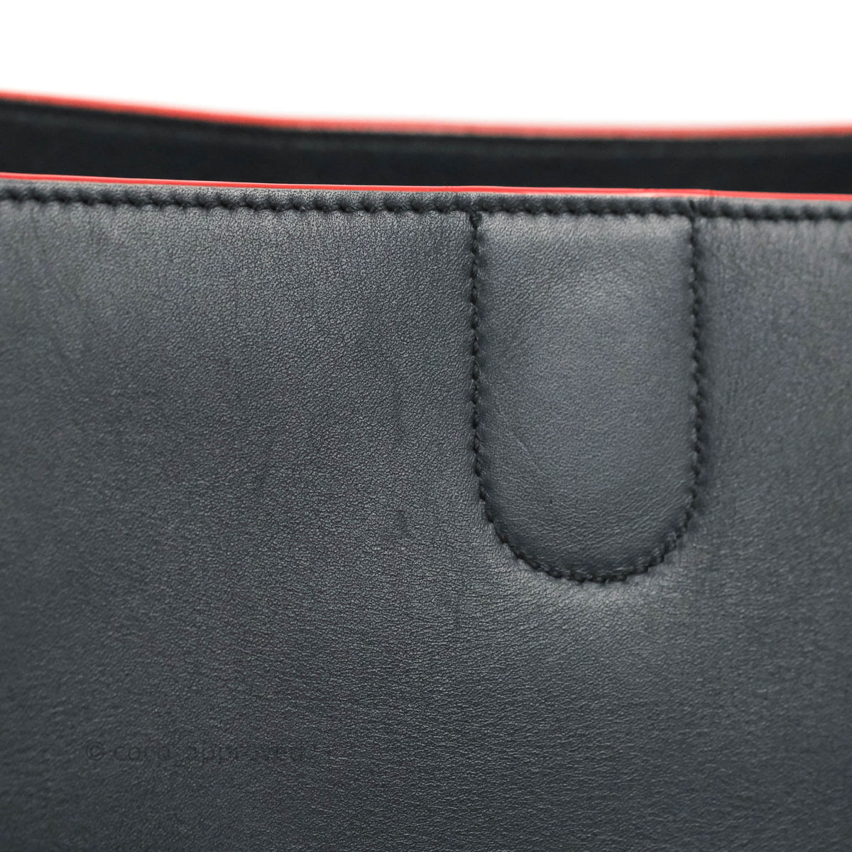 Celine Sangle Bucket Bag Navy Calfskin