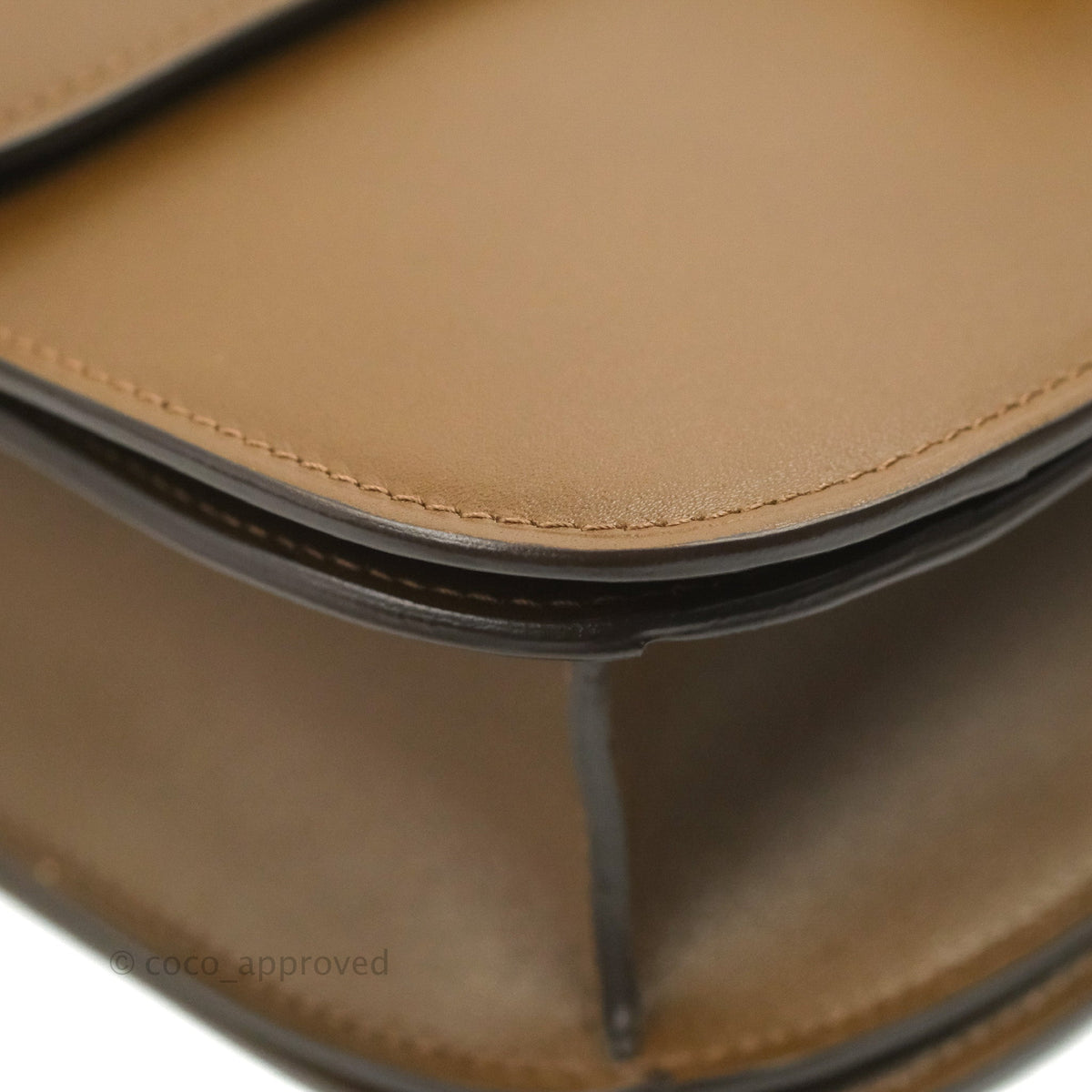 Celine Medium Classic Box Flap Caramel Smooth Calfskin