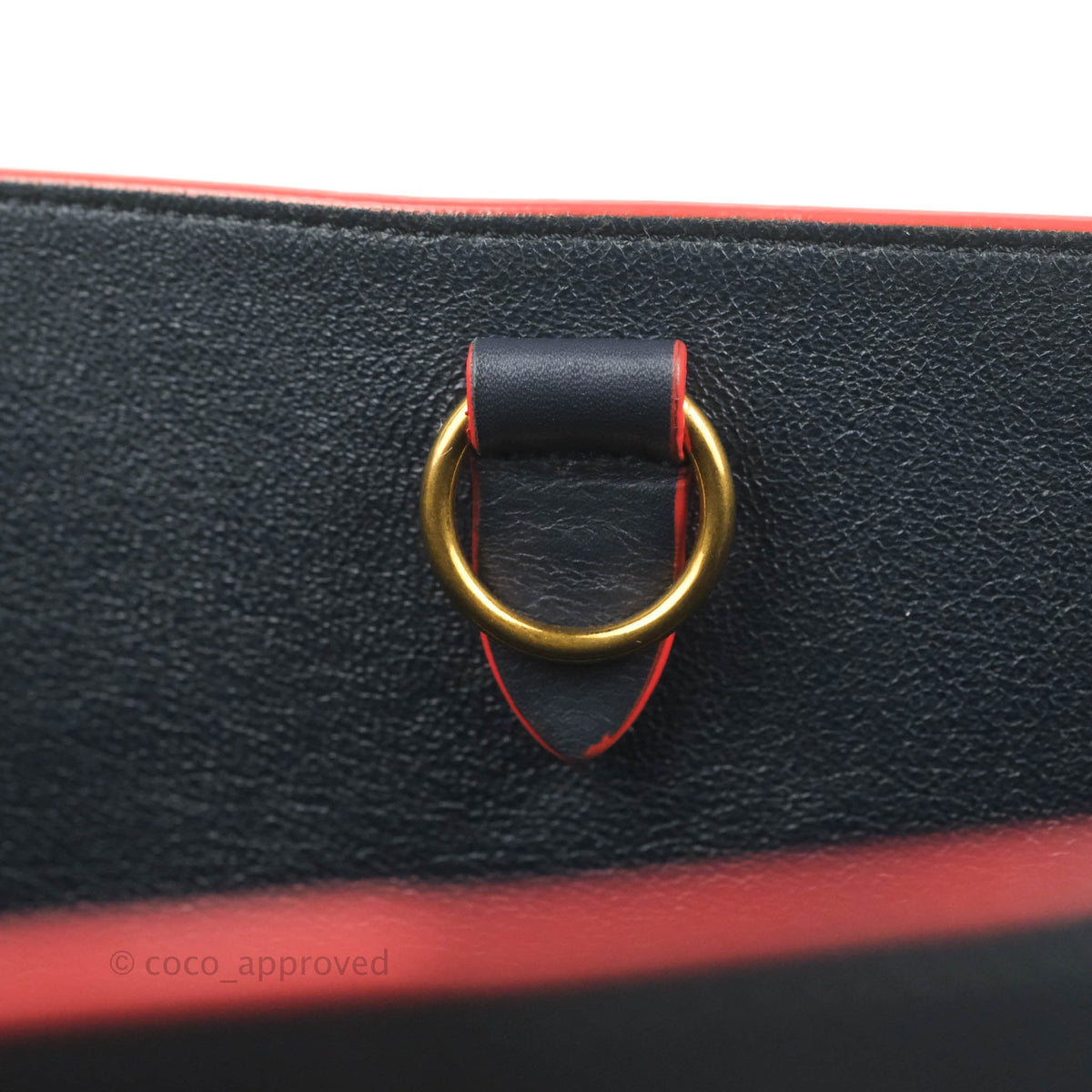 Celine Sangle Bucket Bag Navy Calfskin