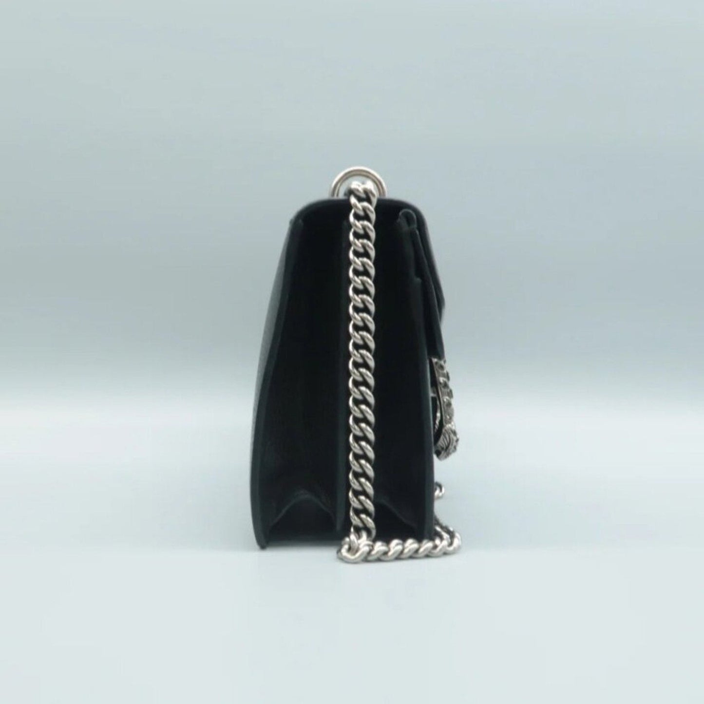 GUCCI Dionysus Black Leather Shoulder Bag
