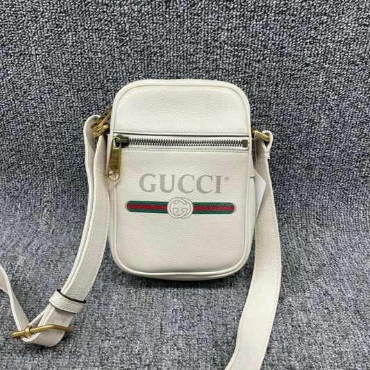 Gucci GG Leather Crossbody Bag