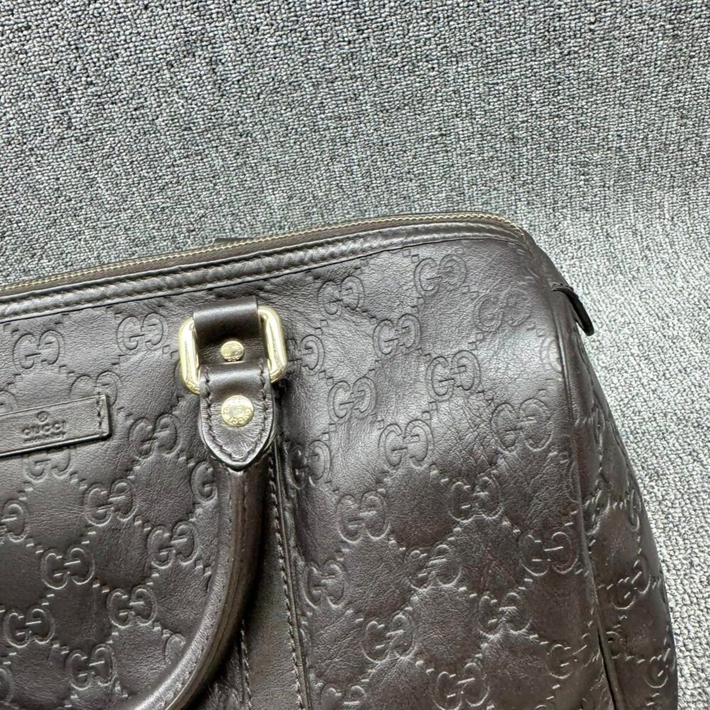 Gucci Guccissima Boston Shoulder Bag