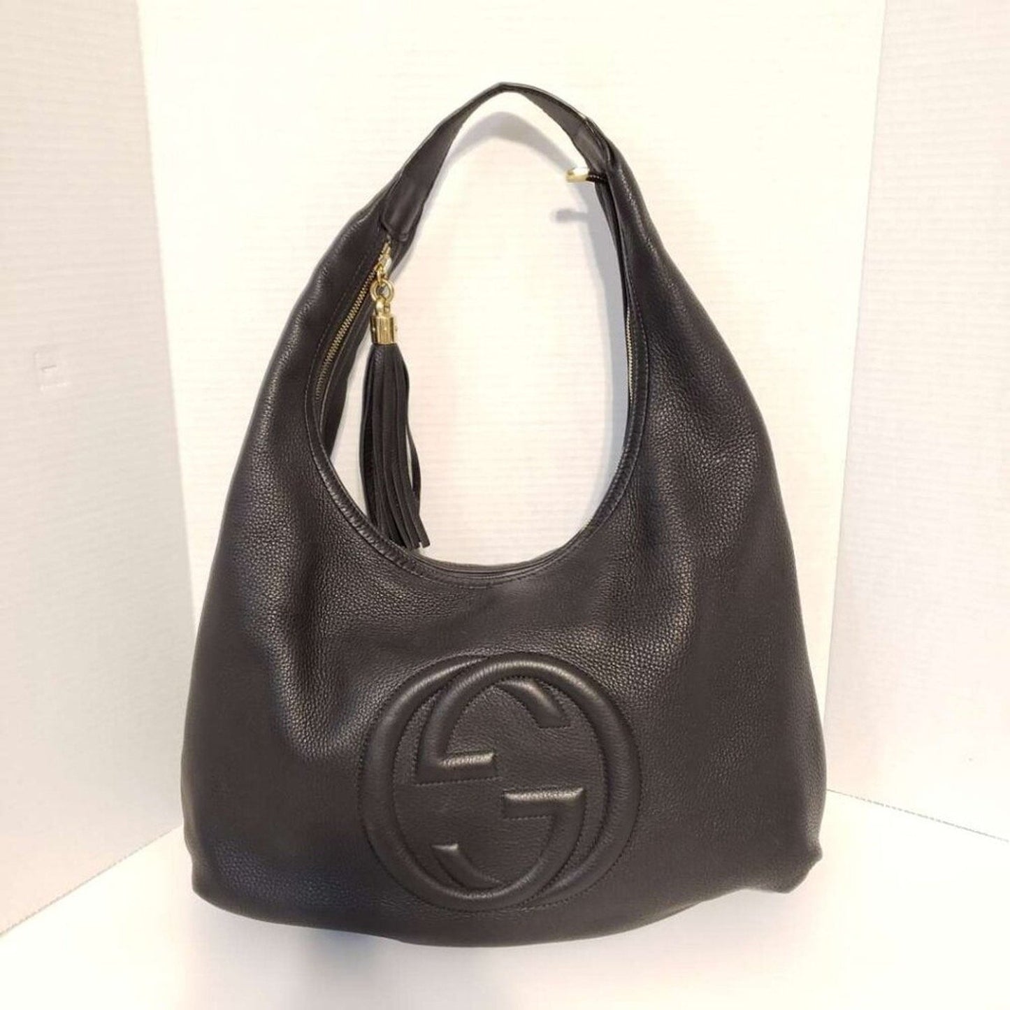 GUCCI Soho Leather Shoulder Bag