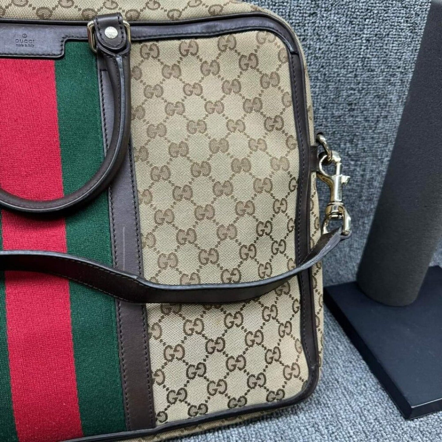 Gucci Web Briefcase Bag