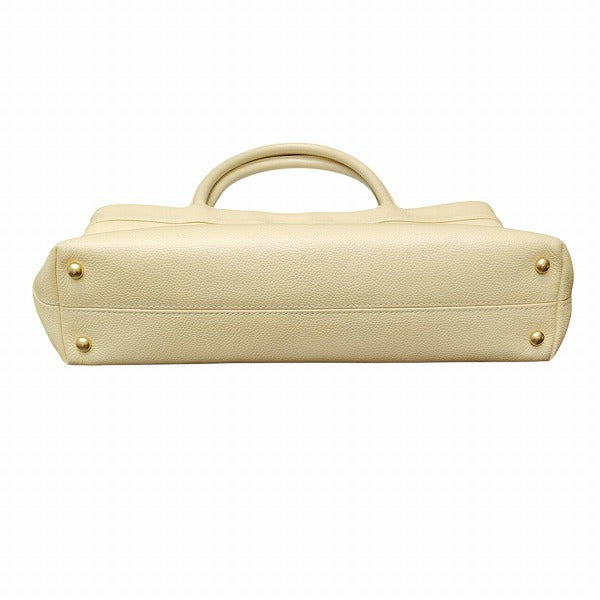 Chanel Lambskin Tote Handbag Beige