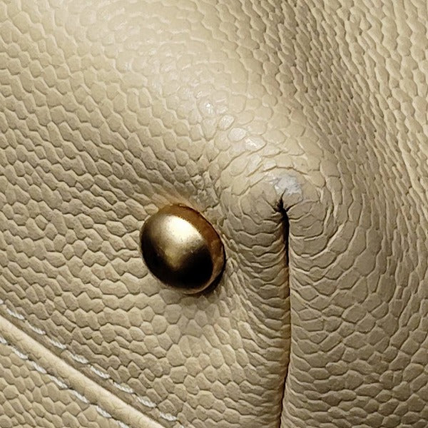 Chanel Lambskin Tote Handbag Beige