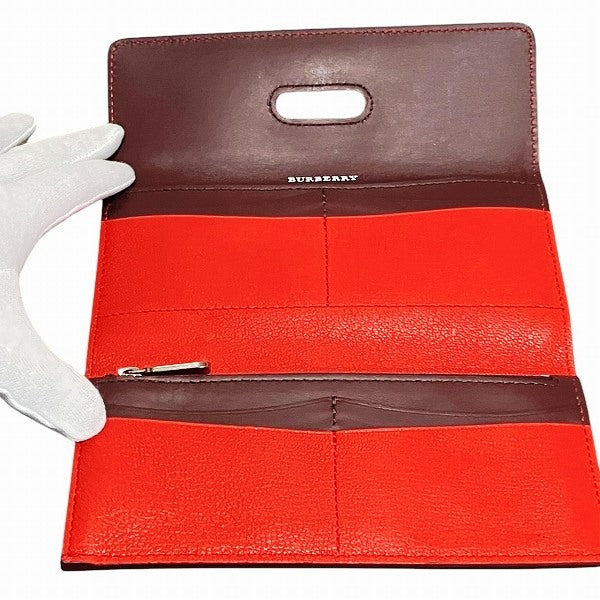 Burberry Trifold Wallet Leather