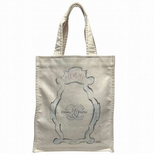 Chanel Cruise Line Miami Canvas Tote Bag