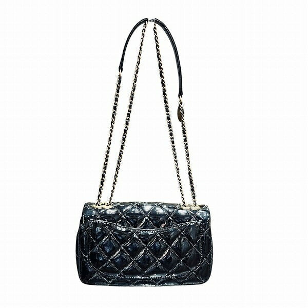 Chanel Matelassé Enamel Lambskin 2way Shoulder Bag