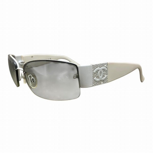 Chanel Coco Mark Rhinestone Sunglasses