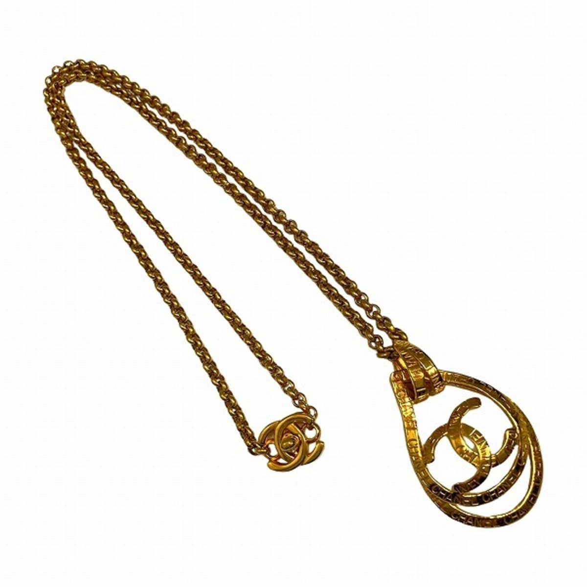 Top Quality Chanel Logo CC Necklace